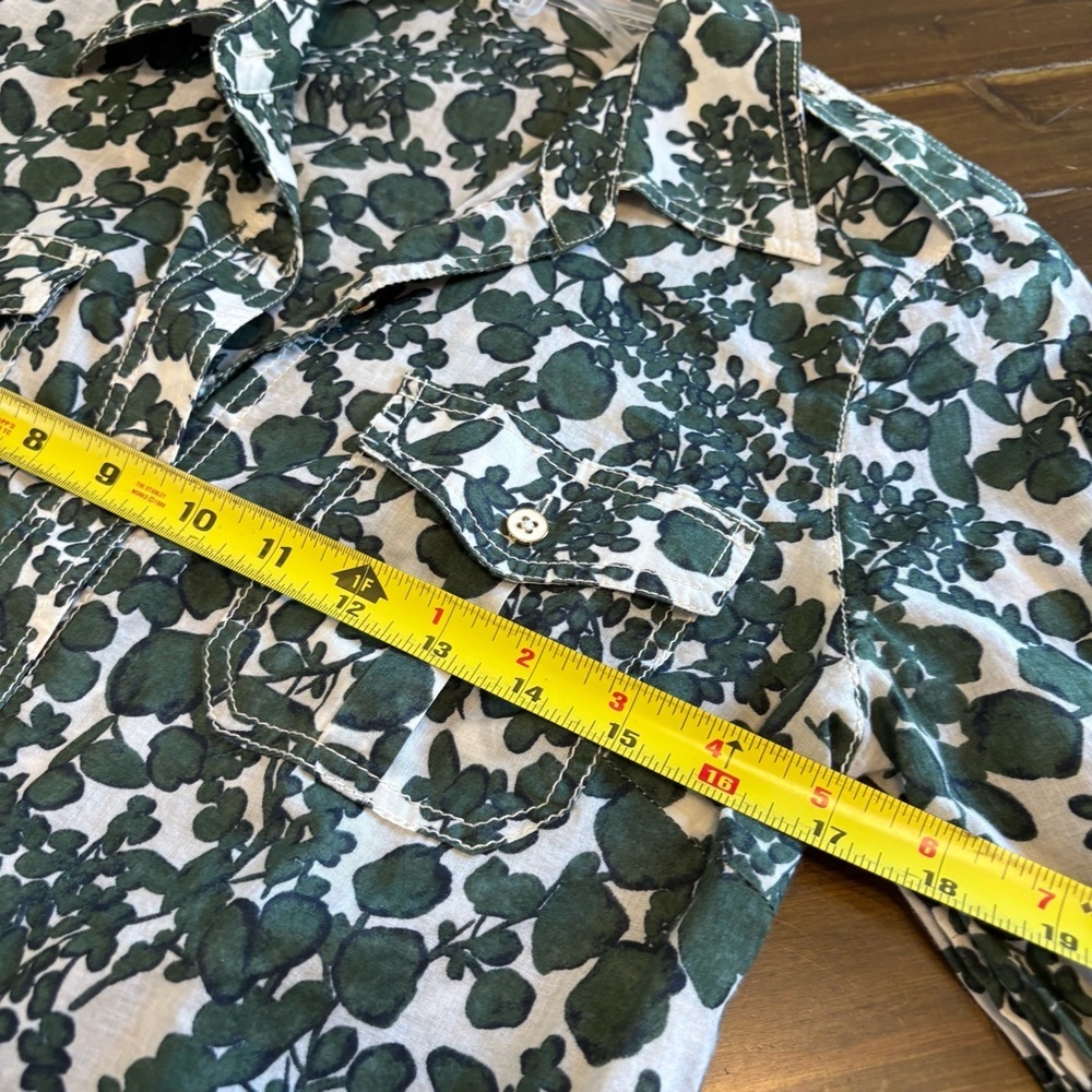 Tory Burch Vine Pattern Brigitte Blouse Vine Ivy … - image 5